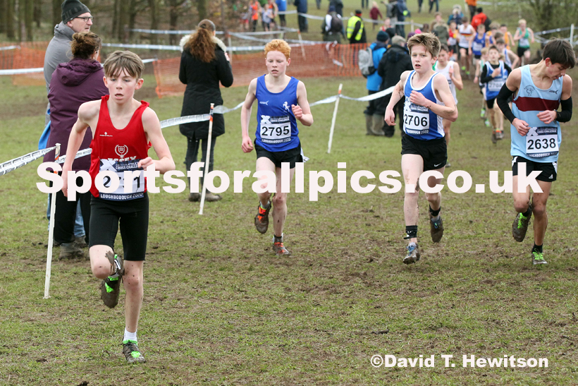 Boys under-13s, 2020 British Athletics Inter Counties Cross Country Champs., Prestwold Hall, Loughborough. Photo: David T. Hewitson/Sports for All Pics
